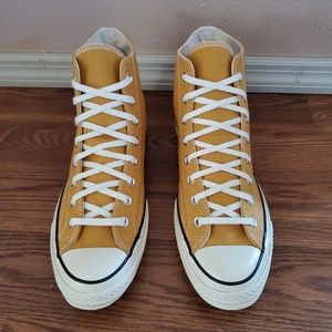 Converse CTAS hi top yellow & white sz 10.5 men's